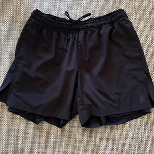 CHUBBIES  Black Camo w/ Black lining 5.5" Inseam Dual Lining Training Shorts M